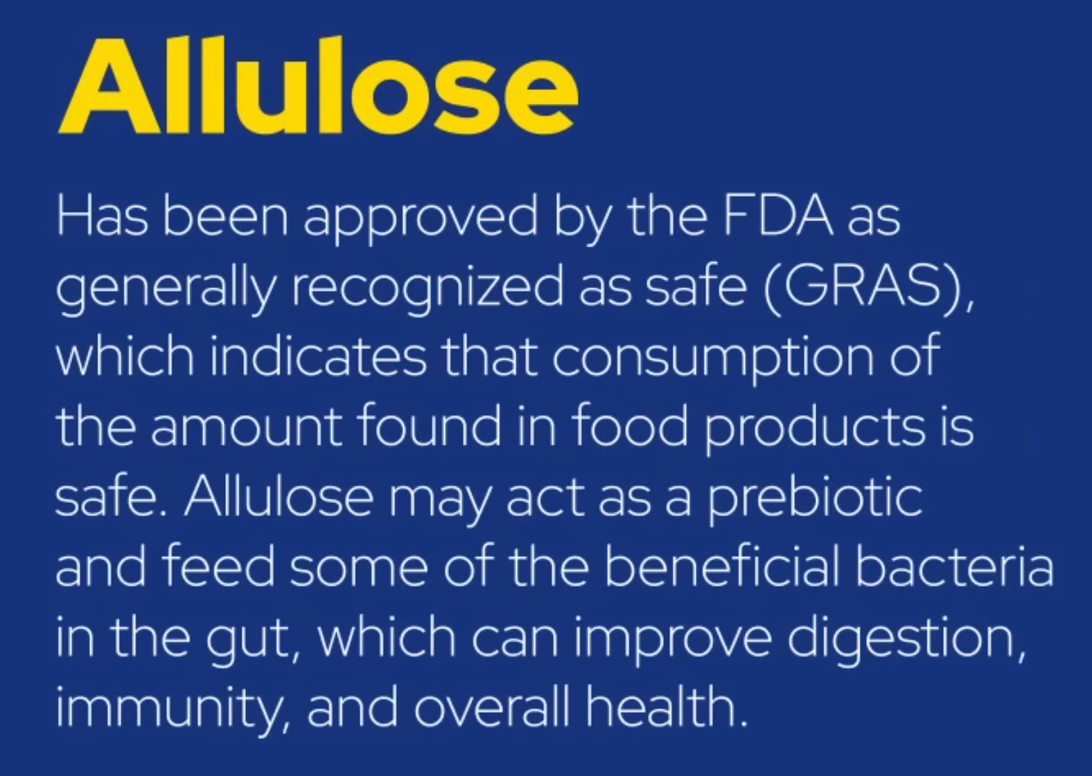 Allulose Sweetener THE SUGAR for DIABETICS