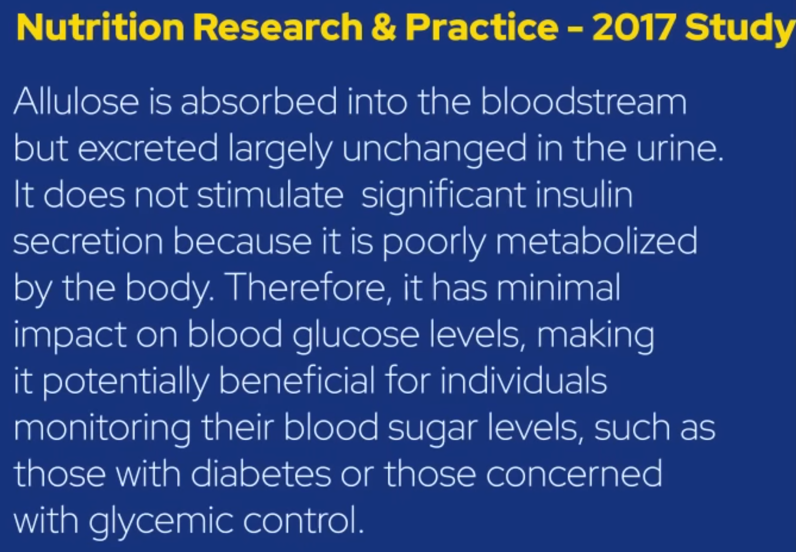 Allulose Sweetener THE SUGAR for DIABETICS